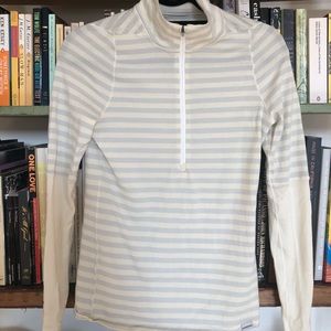 Patagonia striped wool long sleeve active top